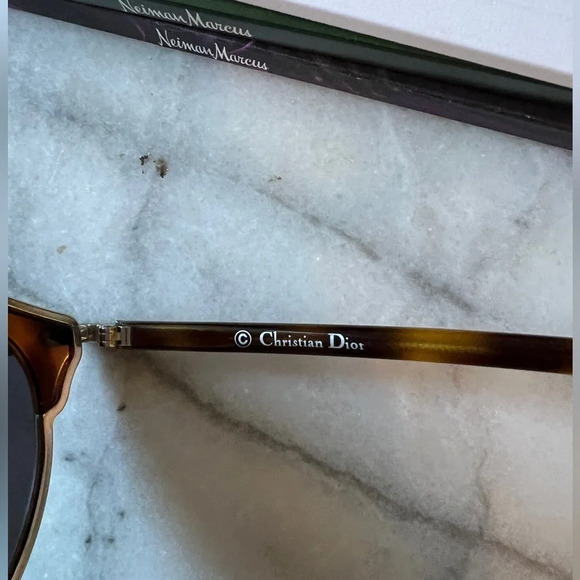 DIOR SO REAL Women’s Split Lens Mirrored Sunglasses 48mm Aviator luxury tortoise - Picture 6 of 16
